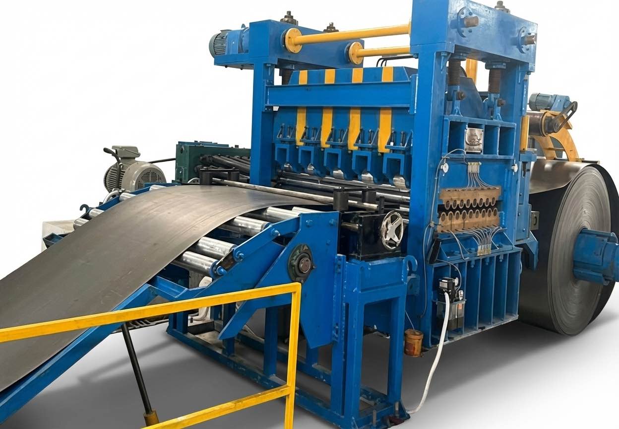 Cut-to-length steel sheet processing line