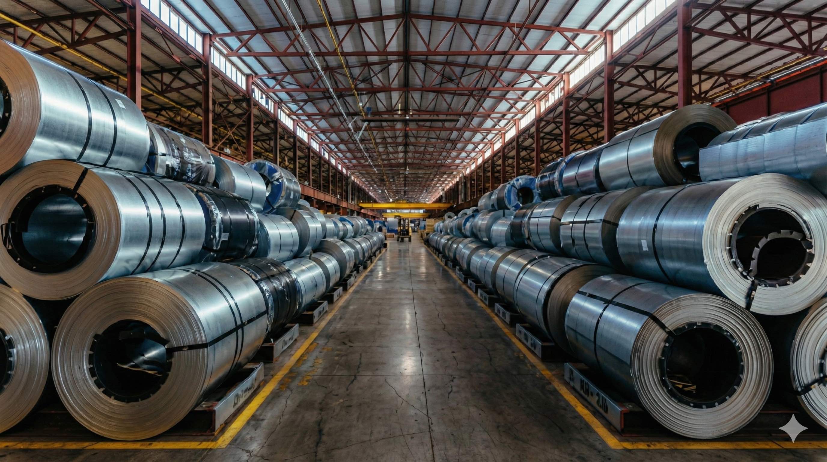 Topaz Products steel yard and facilities